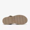 Womens Orinoco3 Cross Cream Leather Flat Sandals