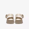 Womens Orinoco3 Cross Cream Leather Flat Sandals