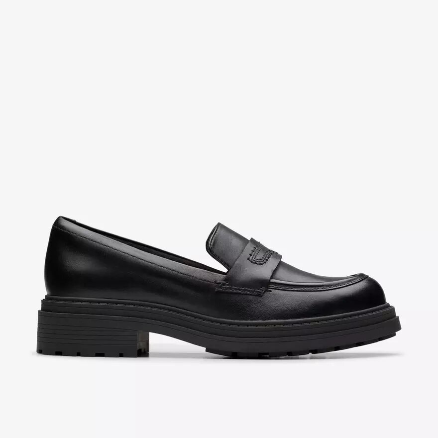 Womens Orinoco3 Edge Black Leather Loafers Us Womens Orinoco3 Edge Black Leather Loafers Us