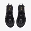 Womens Orinoco3 Strap Black Leather Flat Sandals Womens Orinoco3 Strap Black Leather Flat Sandals