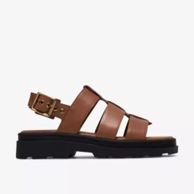 Womens Orinoco3 Strap Tan Leather Flat Sandals Womens Orinoco3 Strap Tan Leather Flat Sandals