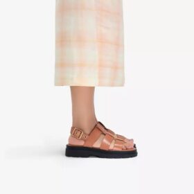Womens Orinoco3 Strap Tan Leather Flat Sandals Womens Orinoco3 Strap Tan Leather Flat Sandals