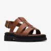 Womens Orinoco3 Strap Tan Leather Flat Sandals Womens Orinoco3 Strap Tan Leather Flat Sandals