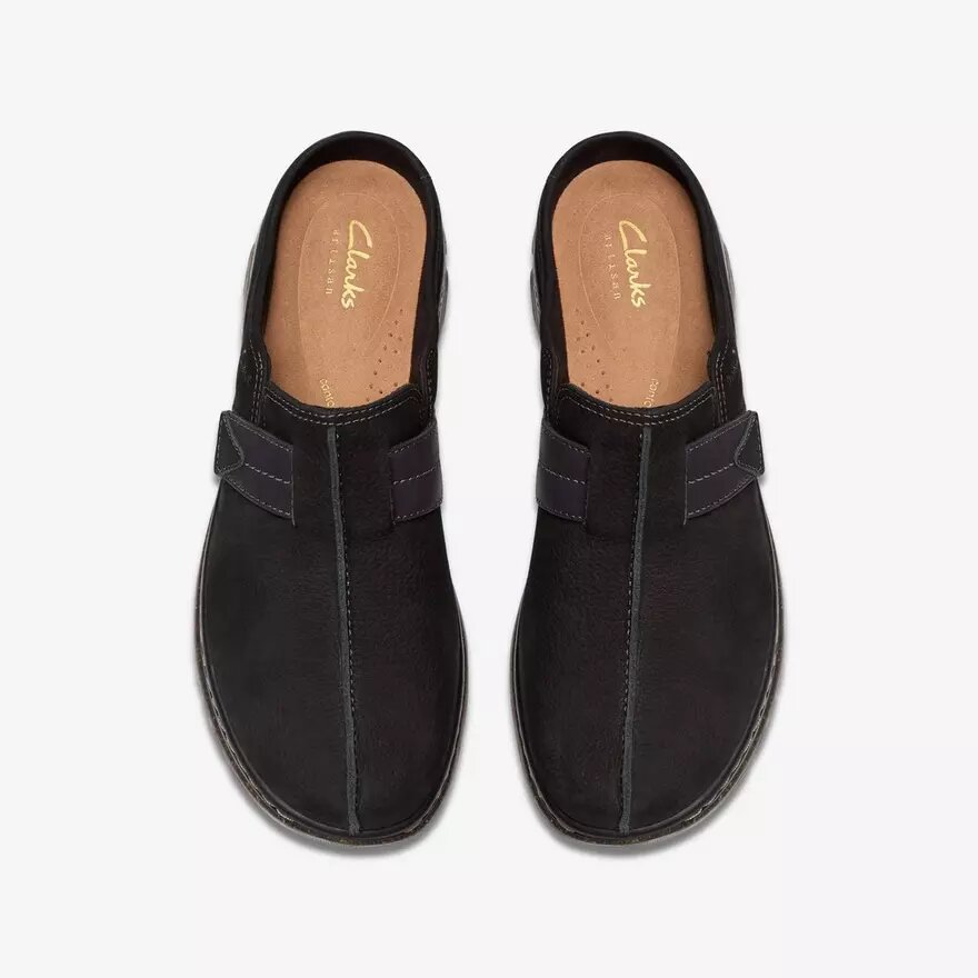Womens Orlene Clog Black Nubuck Clogs & Mules Womens Orlene Clog Black Nubuck Clogs & Mules