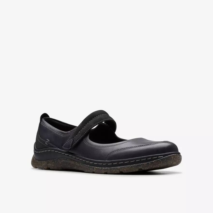 Womens Orlene Jane Black Leather Mary Janes Womens Orlene Jane Black Leather Mary Janes