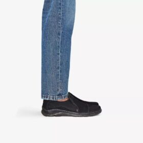 Womens Orlene Slip Black Leather Slip-Ons Womens Orlene Slip Black Leather Slip-Ons