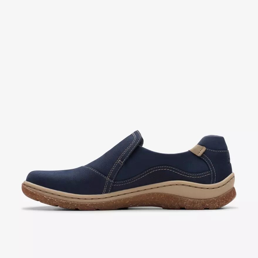 Womens Orlene Slip Navy Nubuck Slip-Ons Womens Orlene Slip Navy Nubuck Slip-Ons