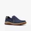 Womens Orlene Slip Navy Nubuck Slip-Ons Womens Orlene Slip Navy Nubuck Slip-Ons