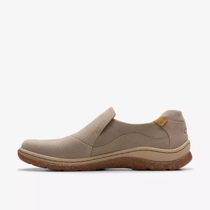 Womens Orlene Slip Stone Nubuck Slip-Ons Womens Orlene Slip Stone Nubuck Slip-Ons