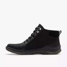 Womens Orlene Top Waterproof Black Leather Chelsea Boots