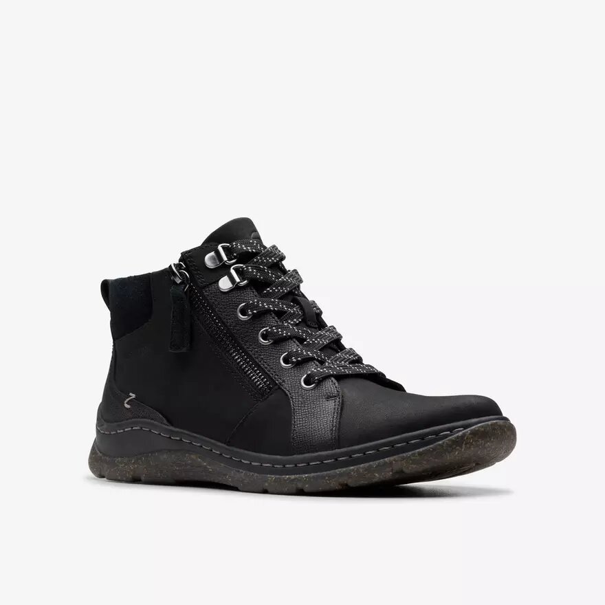 Womens Orlene Top Waterproof Black Leather Chelsea Boots Womens Orlene Top Waterproof Black Leather Chelsea Boots