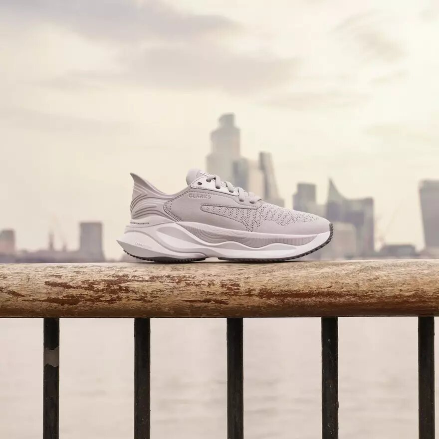 Womens Pace Walk Grey Combination Sneakers Womens Pace Walk Grey Combination Sneakers
