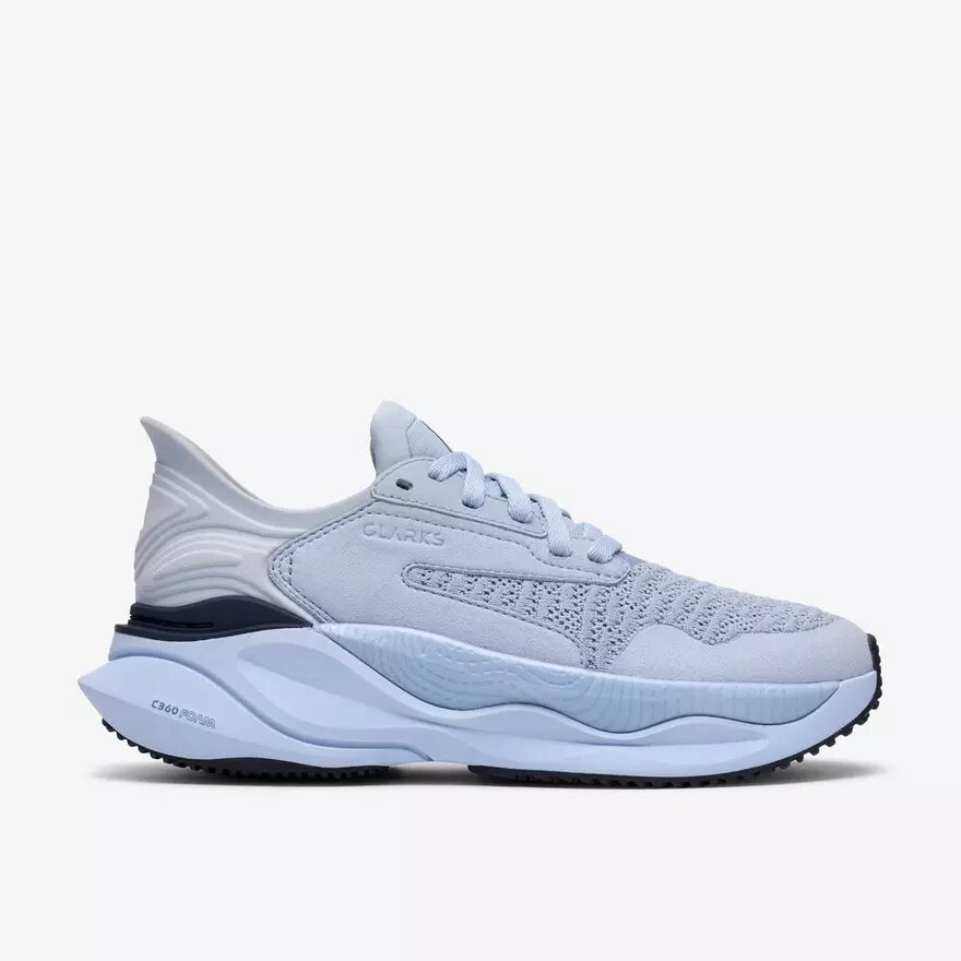 Womens Pace Walk Light Blue Sneakers Womens Pace Walk Light Blue Sneakers
