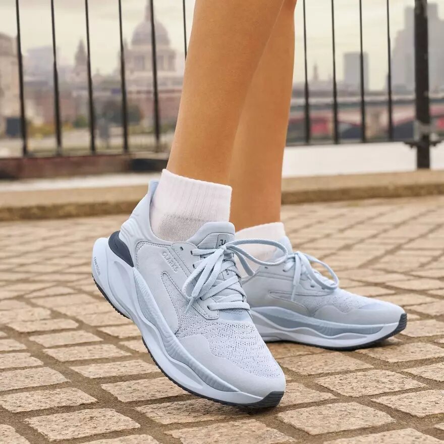 Womens Pace Walk Light Blue Sneakers Womens Pace Walk Light Blue Sneakers
