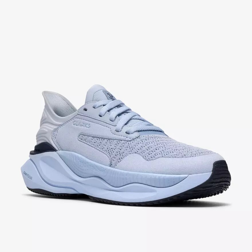 Womens Pace Walk Light Blue Sneakers Womens Pace Walk Light Blue Sneakers