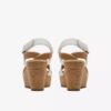 Womens Rose Style White Leather Wedges Womens Rose Style White Leather Wedges