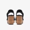 Womens Sabina Dream Black Suede Wedges