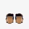 Womens Seannah Nora Dark Denim Wedges