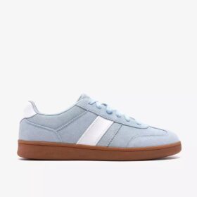 Womens Seco Speed 2 Light Blue Suede Sneakers