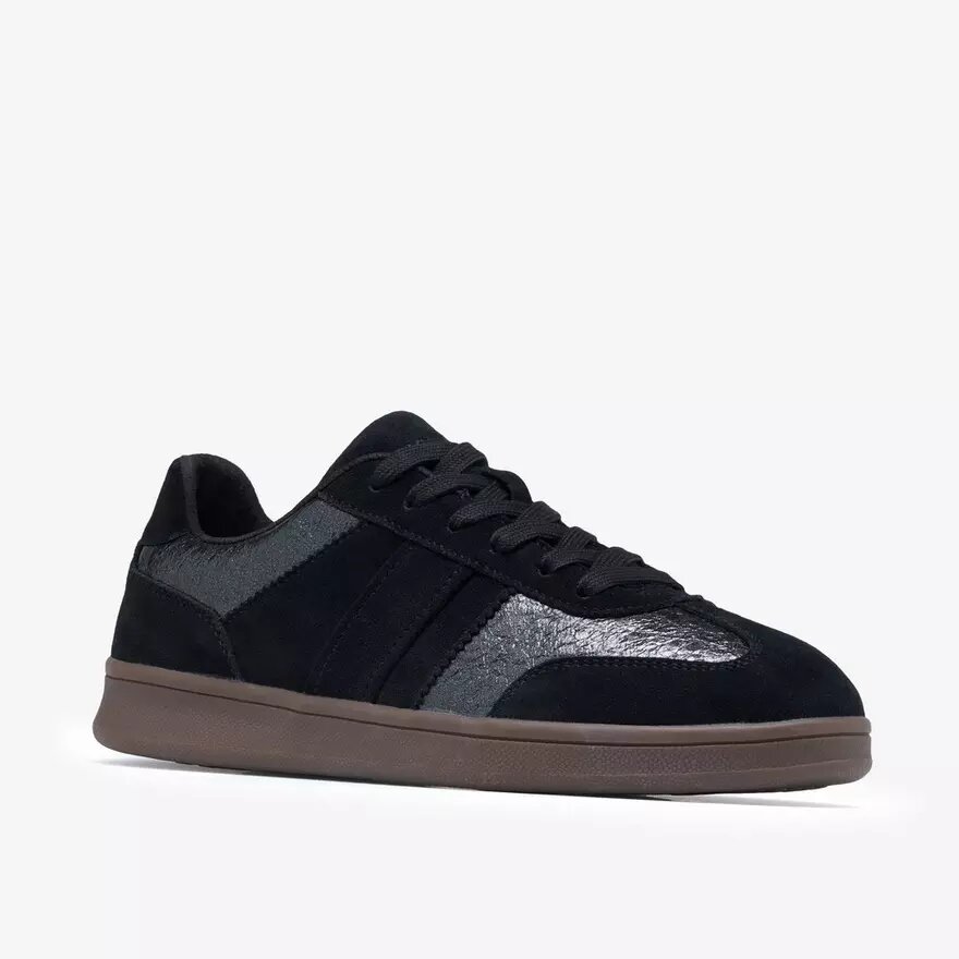 Womens Seco Speed2 Black Interest Sneakers Womens Seco Speed2 Black Interest Sneakers