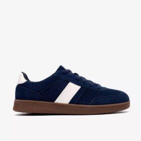 Womens Seco Speed2 Navy Suede Sneakers