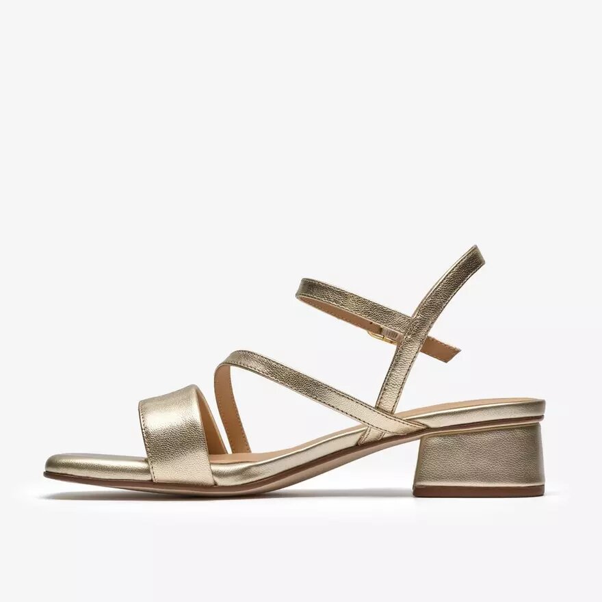 Womens Serina35 Strap Soft Gold Strappy Sandals Womens Serina35 Strap Soft Gold Strappy Sandals