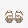 Womens Serina35 Strap Soft Gold Strappy Sandals Womens Serina35 Strap Soft Gold Strappy Sandals