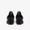Womens Shaya Jane Black Leather Mary Janes