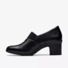 Womens Shaya Tess Black Leather Troer Shoes