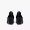 Womens Shaya Tess Black Leather Troer Shoes