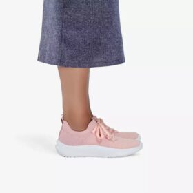 Womens Solevana Lace Dusty Pink Sneakers