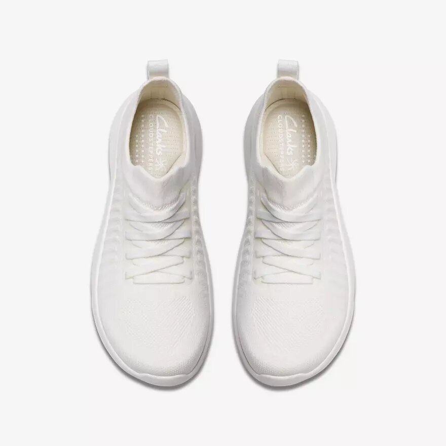 Womens Solevana Lace White Sneakers Womens Solevana Lace White Sneakers
