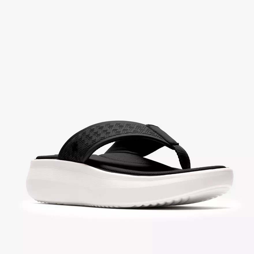 Womens Solevana Post Black Flip Flop Womens Solevana Post Black Flip Flop