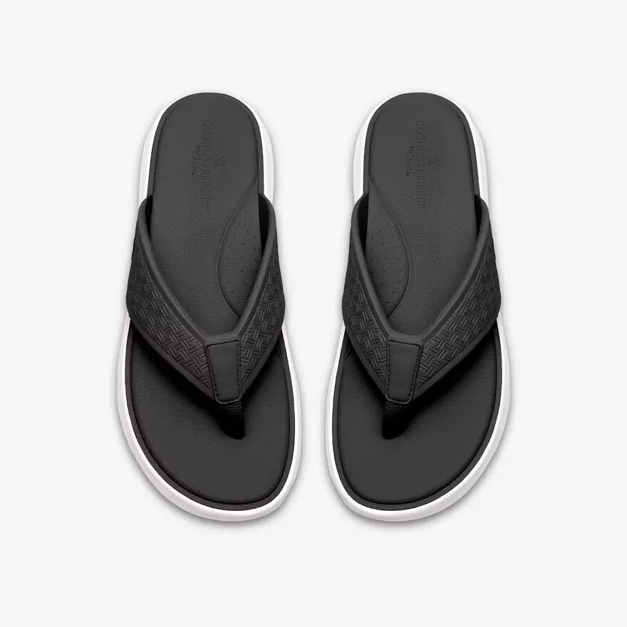 Womens Solevana Post Black Flip Flop Womens Solevana Post Black Flip Flop