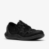 Womens Solevana Step Black Slip-Ons