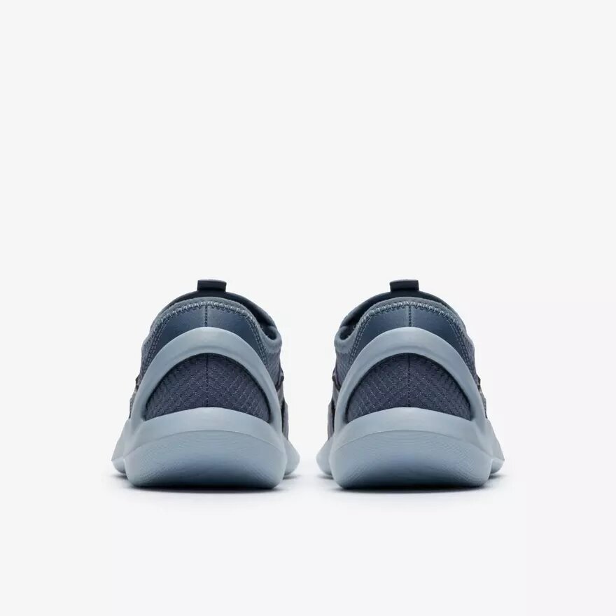 Womens Solevana Step Blue Grey Slip-Ons Womens Solevana Step Blue Grey Slip-Ons