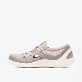 Womens Solevana Step Pale Grey Slip-Ons Womens Solevana Step Pale Grey Slip-Ons