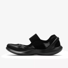 Womens Solevana Strap Black Sneakers Womens Solevana Strap Black Sneakers