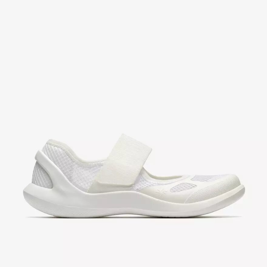 Womens Solevana Strap White Sneakers Womens Solevana Strap White Sneakers