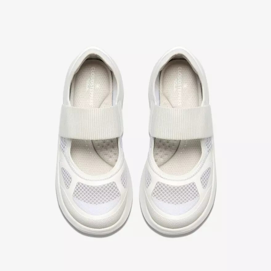 Womens Solevana Strap White Sneakers Womens Solevana Strap White Sneakers