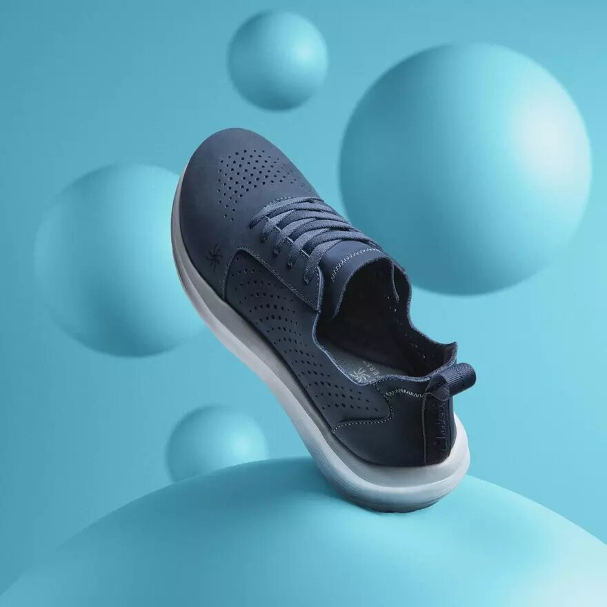 Womens Solevana Style Navy Sneakers Womens Solevana Style Navy Sneakers
