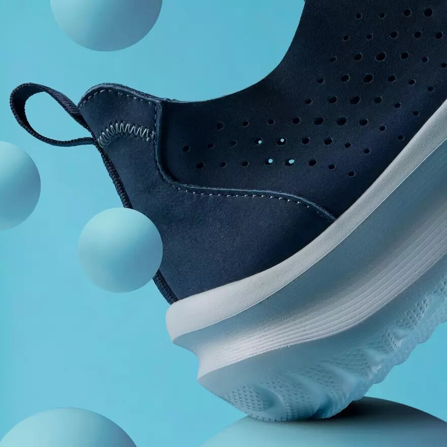 Womens Solevana Style Navy Sneakers Womens Solevana Style Navy Sneakers