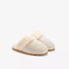 Womens Stockinette Khaki Slippers