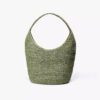 Womens Talia Straw Green Tote Bag Womens Talia Straw Green Tote Bag