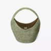 Womens Talia Straw Green Tote Bag Womens Talia Straw Green Tote Bag