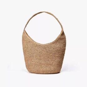 Womens Talia Straw Natural Tote Bag