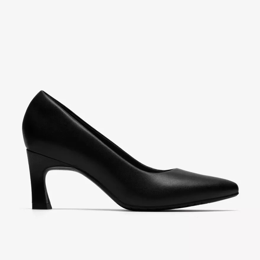 Womens Tammitha Eve Black Leather Pumps Womens Tammitha Eve Black Leather Pumps