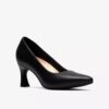 Womens Tammitha Eve Black Leather Pumps Womens Tammitha Eve Black Leather Pumps