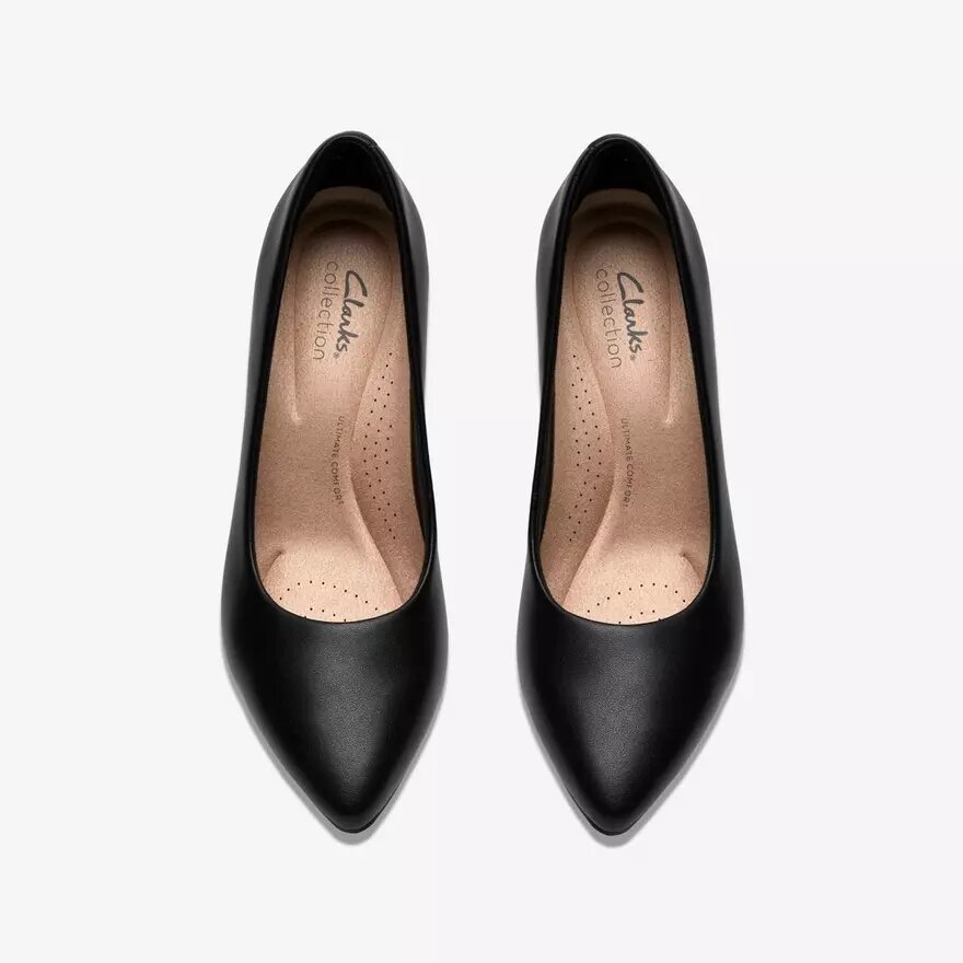 Womens Tammitha Eve Black Leather Pumps Womens Tammitha Eve Black Leather Pumps