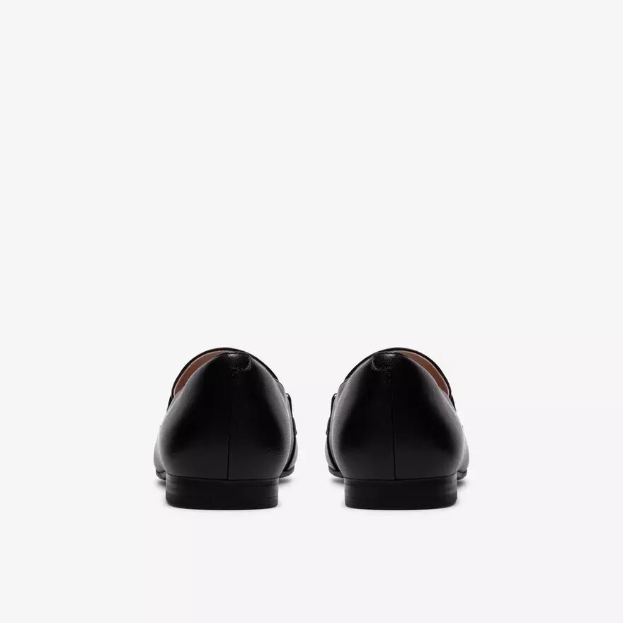 Womens Tamna Iris Black Leather Loafer Womens Tamna Iris Black Leather Loafer